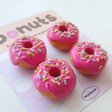 Donut Magneter PINK 4-pakk - kjøleskapsmagneter