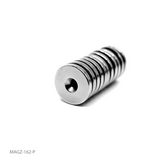 Countersunk supermagnet, 27x4 mm. (neodymium)