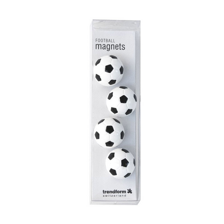 Fotball Magneter, 4-pakk - sportsmagneter