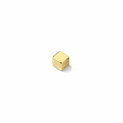 Supermagnet kube 5x5x5 mm, Gull (neodymium)