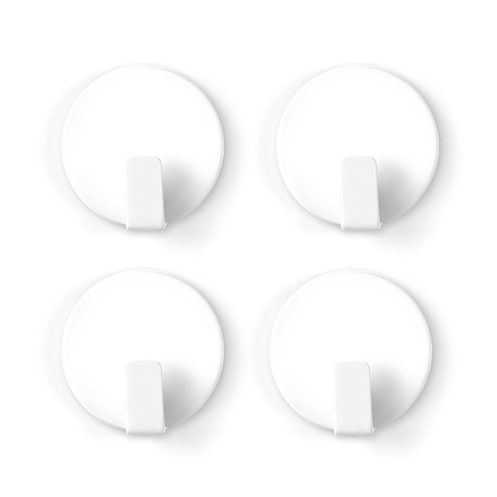 Krokmagneter hvite, 4-pakk - kjøleskapsmagneter
