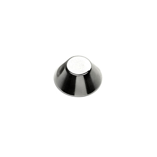 Konisk supermagnet 20x10x8 mm.