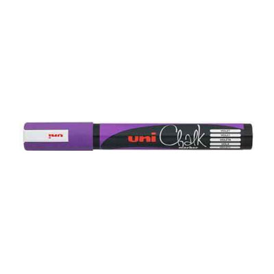 UNI Chalk Marker 1,8 - 2,5 mm., Lilla (medium)