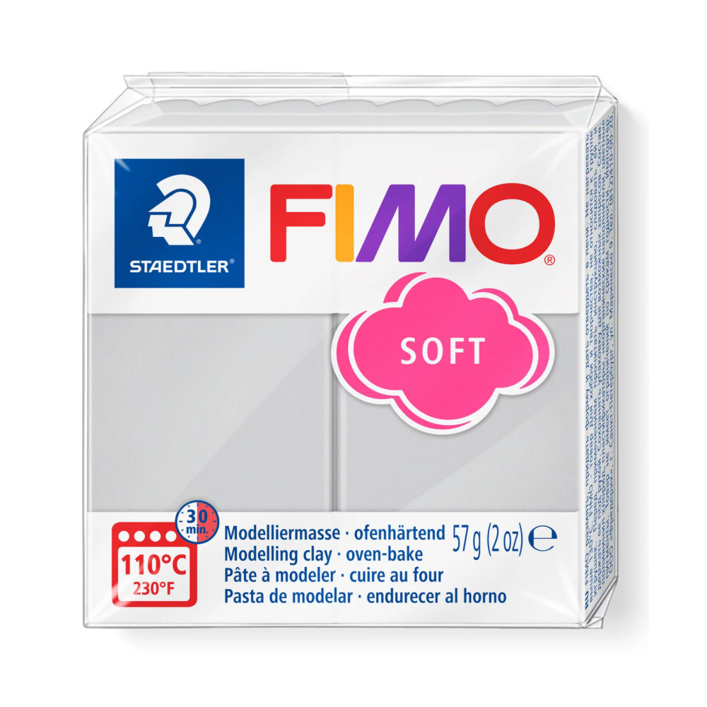 FIMO Soft - grå (57 g.) "dolphin grey"