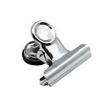 Bulldog Clips 63 mm., Magnetisk (til glass)