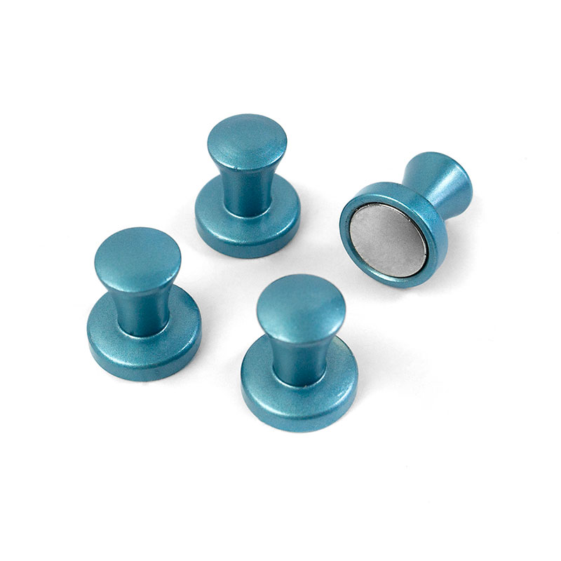 Kraftig magnet mini-max, SKYBLUE 4-pakning