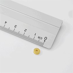 Supermagnet ring 6x2x2 mm, Gull (neodymium)