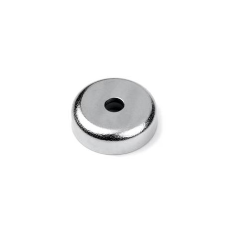 Magnet m. forsenkningshull, Ø20 mm. - Neodymium