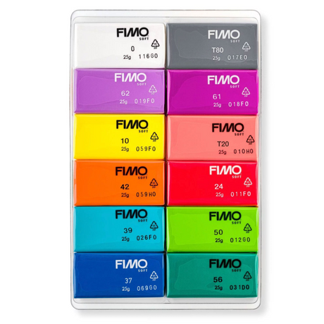 FIMO Soft 12-pack - Mix brilliant